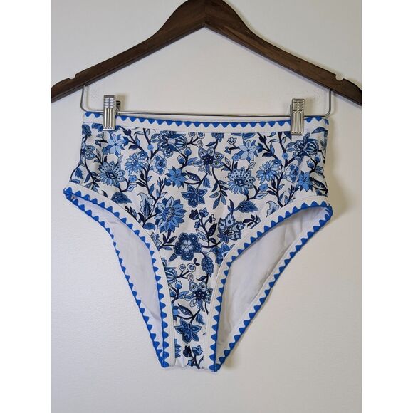 Sand and Bliss High Waisted Bikini M Floral Swimsuit Tropical Beach Boho NWOT - Picture 8 of 8